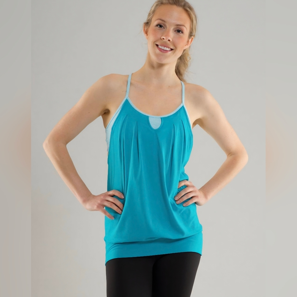 Lululemon Let It Loose Tank Surge / Surge Wee Stripe Size 6